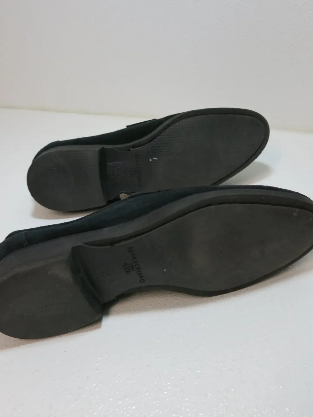 Marechiaro Suede Leather Dress Moc's Loafers Footwear Shoes Men's Italy sz 42.5